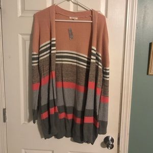 Knee length cardigan